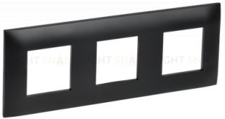 Рамка тройная IEK Skandy черный SK-M32-K02 SK-M32-K02