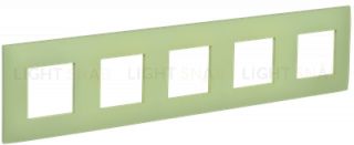 Рамка 5-местная IEK Skandy мятный SK-M52-K06 SK-M52-K06