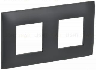 Рамка 2-местная IEK Skandy титан SK-M22-K48 SK-M22-K48