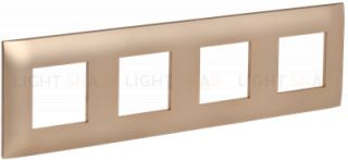 Рамка 4-местная IEK Skandy песочный SK-M42-K98 SK-M42-K98