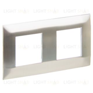 Рамка 2-местная IEK Skandy металл никель SK-M22-M-K50 SK-M22-M-K50