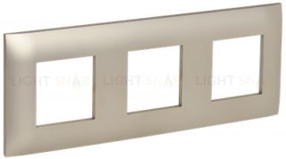 Рамка тройная IEK Skandy шампань SK-M32-K37 SK-M32-K37