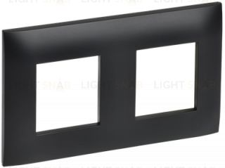 Рамка двойная IEK Skandy черный SK-M22-K02 SK-M22-K02