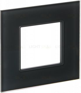 Рамка одинарная IEK Skandy графит стекло SK-M12-G-K53 SK-M12-G-K53