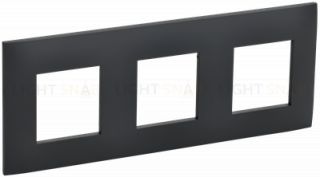 Рамка тройная IEK Skandy графит SK-M32-K53 SK-M32-K53