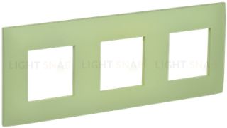 Рамка 3-местная IEK Skandy мятный SK-M32-K06 SK-M32-K06