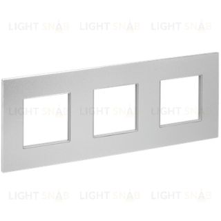 Рамка тройная IEK Skandy серебряный металл SK-M32-M-K23 SK-M32-M-K23