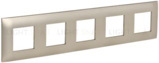 Рамка пятерная IEK Skandy шампань SK-M52-K37 SK-M52-K37