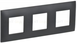 Рамка 3-местная IEK Skandy титан SK-M32-K48 SK-M32-K48