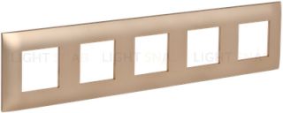 Рамка 5-местная IEK Skandy песочный SK-M52-K98 SK-M52-K98