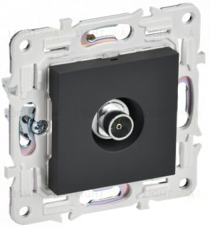 Розетка TV оконечная IEK Skandy, графит SK-A10-O-K53 SK-A10-O-K53