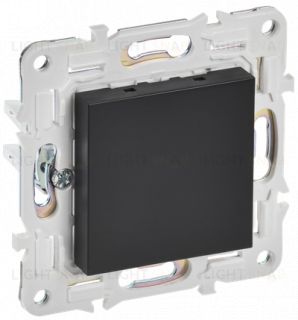 Заглушка с суппортом IEK Skandy, черный SK-PL10-K02 SK-PL10-K02