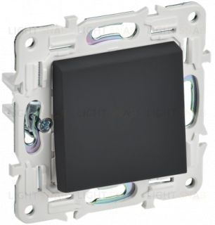 Выключатель 1-клавишный 10А IEK Skandy графит SK-V10-0-10-K53 SK-V10-0-10-K53