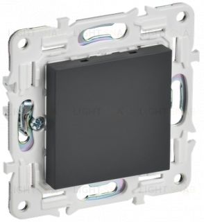 Заглушка с суппортом IEK Skandy, графит SK-PL10-K53 SK-PL10-K53