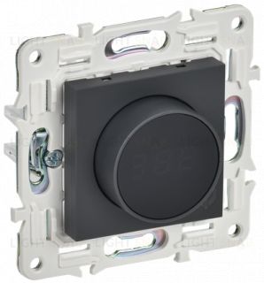 Термостат электронный с датчиком 2,4 м для теплых полов 16А, 3500Вт IEK Skandy графит SK-RT11-K53 SK-RT11-K53