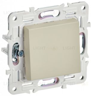 Выключатель 1-клавишный проходной 10А IEK Skandy песочный SK-V12-0-10-K98 SK-V12-0-10-K98
