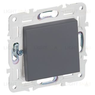 Выключатель 1-клавишный перекрестный 10А IEK Skandy титан SK-V13-0-10-K48 SK-V13-0-10-K48