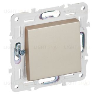 Выключатель 1-клавишный перекрестный 10А IEK Skandy песочный SK-V13-0-10-K98 SK-V13-0-10-K98