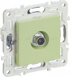 Розетка TV оконечная IEK Skandy мятный SK-A10-O-K06 SK-A10-O-K06