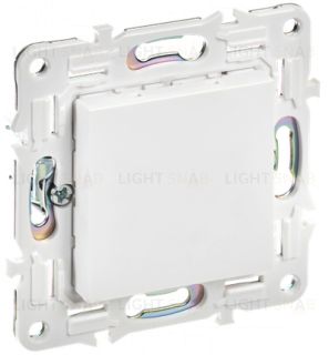 Заглушка с суппортом IEK Skandy, арктический белый SK-PL10-K01 SK-PL10-K01