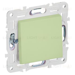 Выключатель 1-клавишный перекрестный 10А IEK Skandy мятный SK-V13-0-10-K06 SK-V13-0-10-K06