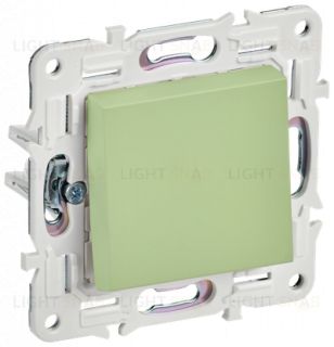 Выключатель 1-клавишный 10А IEK Skandy мятный SK-V10-0-10-K06 SK-V10-0-10-K06