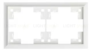 Рамка двойная Rikett Classic белый матовый 35920 MW 35920 MW