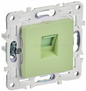 Розетка компьютерная RJ45 кат.6 IEK Skandy мятный SK-K10-2-K06 SK-K10-2-K06