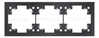 Рамка тройная Rikett Classic черный матовый 35930 MB 35930 MB