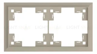 Рамка двойная Rikett Classic латте 35920 LT 35920 LT