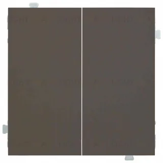 Выключатель двухклавишный Rikett 10A/250В каппучино 32061+35611 CP 32061 + 35611 CP