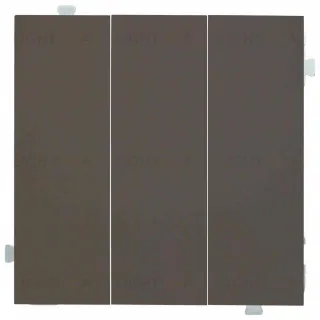 Выключатель трехклавишный Rikett 10A/250В каппучино 32088+35661 CP 32088 + 35661 CP