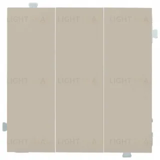 Выключатель трехклавишный Rikett 10A/250В латте 32088+35661 LT 32088 + 35661 LT