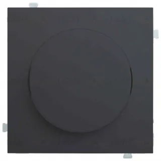 Светорегулятор поворотный LED лампы 5–600ВA (R, C), лампы накал. 5–600ВA, Rikett черный матовый 32211+35721 MB 32211 + 35721 MB