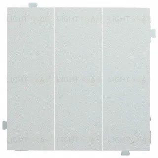 Выключатель трехклавишный Rikett 10A/250В серебро 32088+35661 SV 32088 + 35661 SV