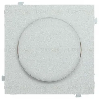 Светорегулятор поворотный LED лампы 5–600ВA (R, C), лампы накал. 5–600ВA, Rikett серебро 32211+35721 SV 32211 + 35721 SV