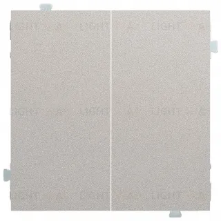 Выключатель двухклавишный Rikett 10A/250В платина 32061+35611 PL 32061 + 35611 PL