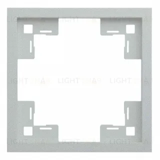 Рамка одинарная Rikett Standart серебро 35810 SV 35810 SV