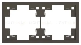 Рамка двойная Rikett Standart каппучино 35820 CP 35820 CP