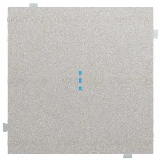 Выключатель одноклавишный проходной (из 2-х мест) с подсветкой Rikett 10A/250В платина 32071+32019+35602 PL 32071 + 32019 + 35602 PL