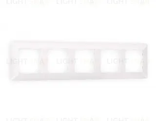 Рамка пятерная Ambrella Volt Line жемчуг AF110205 AF110205