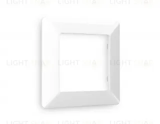 Рамка одинарная Ambrella Volt Line белый глянец AF110101 AF110101