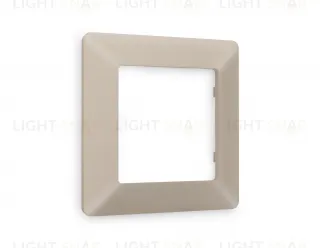 Рамка одинарная Ambrella Volt Line серо-бежевый матовый AF110361 AF110361