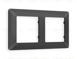 Рамка двойная Ambrella Volt Line графит AF110802 AF110802