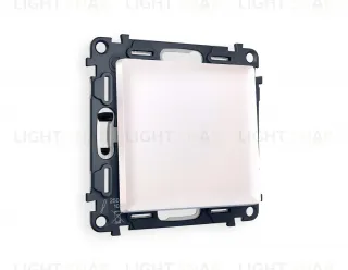 Выключатель одноклавишный Ambrella Volt Alfa 10A/250В жемчуг VM101+AP2010 VM101 + AP2010