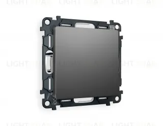 Заглушка с суппортом Ambrella Volt Alfa, антрацит серый VM240+AP6660 VM240 + AP6660