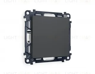 Заглушка с суппортом Ambrella Volt Alfa, графит VM240+AP9160 VM240 + AP9160