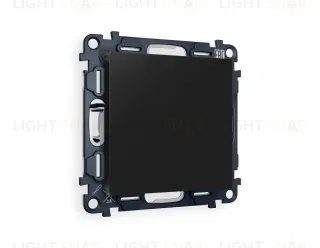 Заглушка с суппортом Ambrella Volt Alfa, черный матовый VM240+AP8160 VM240 + AP8160