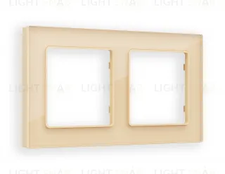 Рамка двойная Ambrella Volt Platos шампань стекло органик AF330602 AF330602