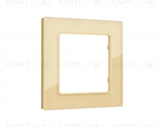 Рамка одинарная Ambrella Volt Platos шампань стекло органик AF330601 AF330601